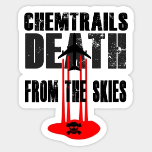 ChemTrails Death From The Skies Sticker